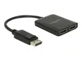 Produktbild: Delock DisplayPort 1.4 Splitter 1 x zu 2 HDMI MST
