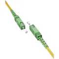 Produktbild: goobay 59637 Glasfaserkabel (FTTH) / Singlemode (OS2) Simplex/SC APC (8°) Stecker auf SC-APC (8°) Stecker/Lichtwellenkabel / 0,5 Meter