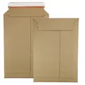 Produktbild: 10 braune Versandtaschen aus Wellpappe DIN B4 25 x 35,3 cm 354g Verpackung Pa...