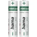 Produktbild: Hama NiMH-Akkus, AAA Micro, 700 mAh 1,2V, 2 Stück (2 Stk., AAA, 700 mAh) (00223525)