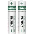 Produktbild: NiMH-Akkus, AAA Micro, 700 mAh 1,2V, 2 Stück (00223525) - Grün/Weiß