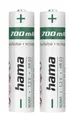 Produktbild: Hama AAA Akkus 700mAh NiMH 2 Stk wiederaufladbar 12V geringe Selbstentladung