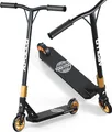 Produktbild: Apollo Stunt Scooter - Genesis Pro X Competition | High End Stuntscooter, ABEC 9 Kugellagern | Trick Roller mit 120mm Wheels und Alu Core | Stunt Scooter Erwachsene Edition |Tretroller, Stuntroller, - Black/Gold
