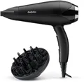 Produktbild: BaByliss Haartrockner BaByliss Turbo Smooth 2200 Haartrockner, D572DE, 2200 W, 2200W, Fön mit Ionen-Technologie, Föhn mit 2 Aufsätzen inkl. Diffusor