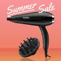 Produktbild: Babyliss Turbo Smooth 2200 Haartrockner, Schwarz Silber, D572DE