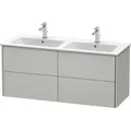 Produktbild: Duravit XSquare Waschtisch-Unterschrank XS417500707 128x56x47,8cm, 4 Schubkästen, Betongrau matt