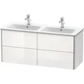 Produktbild: Duravit XSquare Waschtischunterbau wandhängend, 4 Schubkästen, 1280x560x478mm, XS417500707, Farbe: Betongrau Matt