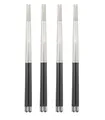 Produktbild: BAYLI Pizzaschneider 4 Paar Chinesische Essstäbchen Set aus Edelstahl, edle Sushi Stäbchen