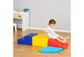 Produktbild: HOMCOM Softbausteine 4 TLG Schaumstoffbausteine Spielbausteine, (Bauspielzeug, 4 St., Riesenbausteine), Geeignet für 12 bis 36 Monate Kinder Kunstleder mehrfarbig