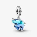Produktbild: PANDORA Charm Anhänger Bead Elefant 925 Silber Murano Glas Steine weiß 793339C01