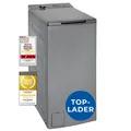 Produktbild: Exquisit Waschmaschine, Toplader, Startzeitvorwahl, LTO51207-030A silber-dunkel