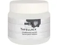 Produktbild: KREUL 79422 - Tafellack, 150 ml Dose, transparent, seidenmatter Überzugslack auf Wasserbasis, für die Gestaltung von Tafelflächen auf Holz, Karton, Ton, Metall, Beton und Gips