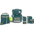Produktbild: Lässig Ranzenset 7-tlg. Slim Unique dark green - Grün