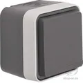 Produktbild: Berker SCHUKO-Steckdose grau Aufputz Klappdeckel IP55 47403515 Schutzkontakt NEU