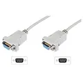 Produktbild: Digitus Digitus Seriell Anschlusskabel [1x D-SUB-Buchse 9pol. - 1x D-SUB-Buchs Konverterkabel, (180.00 cm)