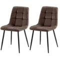 Produktbild: Esszimmerstuhl 2er-Set   ¦ braun ¦ Maße (cm): B: 45 H: 84