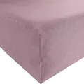 Produktbild: Erwin Müller Spannbettlaken Freising Elasthan-Jersey-Stretch - dehnbar, antipilling, bügelfrei, Rundumgummi - Mauve Größe 90x190 cm - 100x220 cm