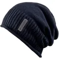 Produktbild: chillouts Beanie Etienne Hat mit dezentem Logo-Schriftzug blau