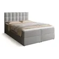 Produktbild: Bromarkt Boxbett, Hellgrau, Textil, H3, Höhe ca. 18 cm, 140x200 cm, Schlafzimmer, Betten, Boxspringbetten