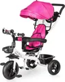 Produktbild: Stars Dreirad, Laufrad, Kinderdreirad, Baby Fahrrad 3-in-1 - bis 25 kg - Kinderwagen mit Lenkstange & Drehbarer Sitz