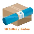 Produktbild: Müllsäcke, Müllbeutel, Deiss, PREMIUM PLUS,Typ 60,10x25 Stk./Karton, blau, 120 L