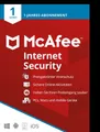 Produktbild: McAfee Internet Security (1 Gerät - 1 Jahr) ESD-Key per E-Mail