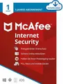 Produktbild: McAfee Internet Security 1 PC 1 Jahr Mac Android
