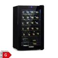 Produktbild: Klarstein Shiraz 24 Uno Weinkühlschrank 63l 24Fl Touch-Bedienfeld 5-18°C Schwarz 24 Flaschen 1 Kühlzone