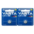 Produktbild: 2 x VARTA 6131 Batterie Lithium Knopfzelle, CR1/3N 2L76 CR11108 Photo 3V