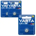Produktbild: 3x CR1/3N Lithium Knopfzelle 3Volt 170mAh L76 DL1/3N CR11108 VARTA 6131 CR1 3N