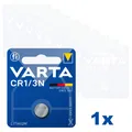 Produktbild: 1x CR1/3N Lithium Knopfzelle 3V 170mAh L76 DL1/3N CR11108 VARTA 6131 CR1 3N