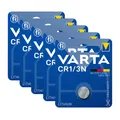 Produktbild: 5x CR1/3N Lithium Knopfzelle 3V 170mAh L76 DL1/3N CR11108 VARTA 6131 CR1 3N