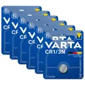 Produktbild: 6x CR1/3N Lithium Knopfzelle 3V 170mAh L76 DL1/3N CR11108 VARTA 6131 CR1 3N
