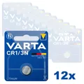 Produktbild: 12x CR1/3N Lithium Knopfzelle 3V 170mAh L76 DL1/3N CR11108 VARTA 6131 CR1 3N