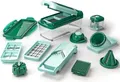 Produktbild: Genius Allesschneider Nicer Dicer Fusion Smart A33811 | 16-teilig | Würfeln, Hobeln, Julienne, Spiralschneider | Mint