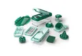 Produktbild: Genius Gemüseschneider Zerkleiner Nicer Dicer Fusion Smart Gemüsehobel manuell, Julietti Spiralschneider für Juliennes, Würfel