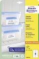 Produktbild: AVERY Zweckform L7976-25 Tiefkühletiketten (200 Aufkleber, 99,1x67,7mm auf A4, selbstklebend, temperaturbeständige und tiefkühlfeste Klebeetiketten für Gefriergut, bedruckbar) 25 Blatt, weiß