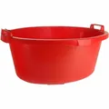 Produktbild: Lockweiler Wanne oval 75 cm/60 l rot hochstehende Griffe
