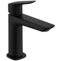 Produktbild: hansgrohe Waschtischarmatur Logis 110 Fine, 71252670, schwarz, 17 cm hoch, aus Messing, mit Push Open Ablaufgarnitur