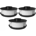 Produktbild: 3x Spule / Ersatzspule Passend Für Einhell Elektro Rasentrimmer Gc-et 4530 (fadenstärke 1.4 Mm, Arbeitsbreite 30 Cm, Fadenlänge 10 M)