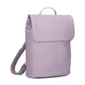 Produktbild: Zwei Damen City-Rucksack Mademoiselle.M MR13 Tagesrucksack 7 Liter, gepolstertes Laptopfach, Magnet-Verschlussklappe, Hauptfach mit Reißverschluss, Rückenpolsterung, klassisch-elegant (lilac)