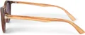 Produktbild: styleBREAKER Sonnenbrille Panto Sonnenbrille Holzoptik Runde Retro Brille UV400 (1-St)