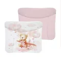 Produktbild: Ceba Baby® weiche Wickelauflage 75x72 cm - Doppelseitige Baby Wickelunterlage - rosa Wickeltischauflage für Junge und Mädchen - Wasserdicht, abwaschbar - OEKO-TEX - Made in EU - Teddys Traumflug