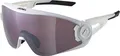 Produktbild: ALPINA 5W1NG Q - Verspiegelte, Kontrastverstärkende & Beschlagfreie Sport- & Fahrradbrille Mit 100% UV-Schutz Für Erwachsene, white matt, One Size