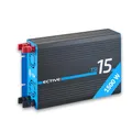 Produktbild: ECTIVE - Wechselrichter 12V auf 230V TSI 15-1500W Reine Sinuswelle - Offgrid-Spannungswandler DC/AC Strom mit USB, Überlast- & Überhitzungsschutz, NSV & USV Funktion - Robuster Inverter Stromwandler