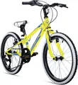 Produktbild: Bergsteiger Kansas 24 Zoll Kinderfahrrad, geeignet für 8, 9, 10, 11 Jahre, Shimano 6 Gang-Schaltung, Mountainbike mit Weißwandbereifung, Jungen-Fahrrad, Mädchen-Fahrrad