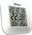 Produktbild: MEBUS 51511 - Funkwecker digital, Temperatur, Datum, weiß