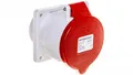 Produktbild: Gniazdo tablicowe proste 5P 32A 400V czerwone IP44 3451 MEN3451