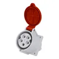 Produktbild: CEE Mennekes 32A 5p IP44 400V Einbausteckdose gerade Typ 3451 Anbausteckdose 913