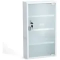 Produktbild: Zeller Present Medizinschrank, Weiß, Metall, 3 Fächer, 30x60x12 cm, Badezimmer, Badezimmerschränke, Medizinschränke